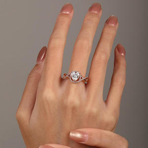 แหวนหมั้นเพชรแบบกำหนดเอง Jeulia Infinity Heart - Product Image 5