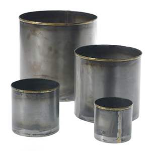 Maceta de flores negra mate con calidad superior, hecha a mano, nuevo diseñador, maceta de jardín elegante, juego de macetas de suelo de Color personalizado - Product Image 3