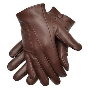 ถุงมือหนังแท้ระบายอากาศได้ดีสำหรับใส่กลางแจ้งทุกวันถุงมือแต่งผ้าหนังแท้100% สำหรับฤดูหนาวโดยตรง - Product Image 5