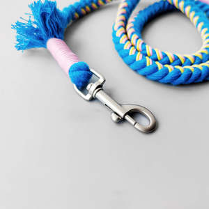 Guinzaglio per animali domestici in materiale riciclato unico colorato multicolore di Design alla moda di marca cucciolo di cane corda di trazione - Product Image 4