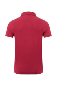 Polo de manga corta con diseño personalizado para hombre, hecho de poliéster/algodón con método de impresión digital con su logotipo - Product Image 2