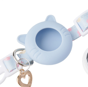 Nouveau support de suivi anti-perte réglable moderne pour AirTag, étui de protection en silicone réutilisable écologique et léger pour collier d'animal de compagnie - Product Image 2