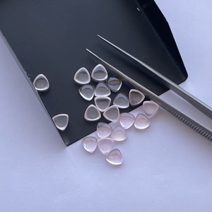 Cuarzo Rosa Natural de 6mm 8mm 10mm, Cabujón Trillón Liso, Gema Suelta, Elegante y Bonita para lo Último en Joyería DIY - Product Image 4