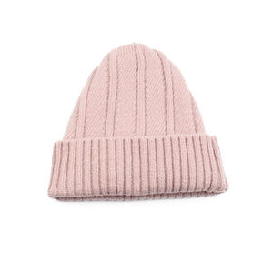 Achetez des bonnets tricotés d'hiver unisexes personnalisés de couleur unie, 100% laine acrylique, nouvelle collection 2026 - Product Image 6