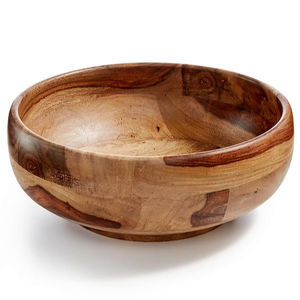 Cuencos de madera hechos a mano ecológicos recién llegados, cuencos de sopa de diseño tradicional rústico, centro de mesa pulido - Product Image 1