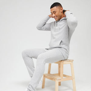 Sudadera con capucha transpirable personalizada para hombre, ropa de entrenamiento, chándal bordado con patrón sólido, nuevo logotipo impreso disponible - Product Image 4