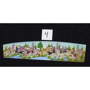 Arte de pared persa en miniatura sobre hueso, pintura artística hecha a mano, lista para decoración del hogar, 9 x 2 Abcpm0157 - Product Image 1
