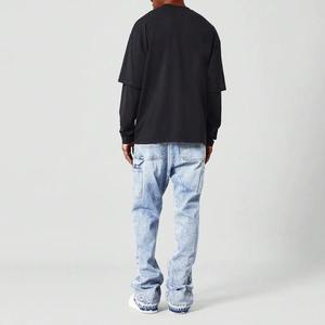 Stylish <b>Men</b> Double Sleeve T <b>Shirts</b> with Unique Double Layer Design Perfect for Hip Hop <b>Party</b> Wear Streetwear and Daily Outfits - Product Image 3