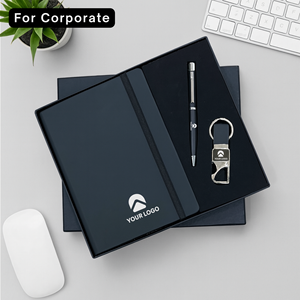 Set de Regalo Personalizado con Diario, Bolígrafo y Llavero, Producto Promocional de Oficina para el Día del Padre, Acción de Gracias, Pascua, Regalos de Bienvenida - Product Image 3