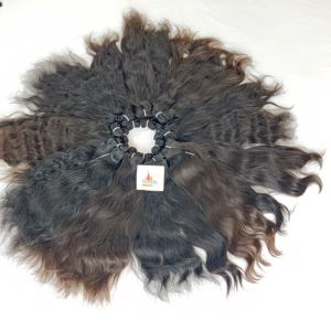 Fabricación de tejidos 100% Virgin Temple Bundle machine procesamiento de doble trama vietnamita ninguno extensiones de cabello humano sin procesar - Product Image 4