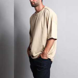 T-shirts surdimensionnés personnalisés pour hommes avec motif Graphiques de logo personnalisé épais T-shirts de haute qualité de BD - Product Image 4