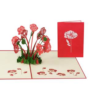 Nouvelle collection 2026, carte pop-up 3D, carte de vœux en papier faite à la main pour mariage et Saint-Valentin, cadeau spécial - Product Image 3