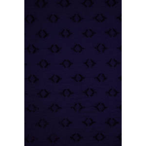 Navy Blue Viscose Jacquard Square <b>Scarf</b> 65X190 - Product Image 2