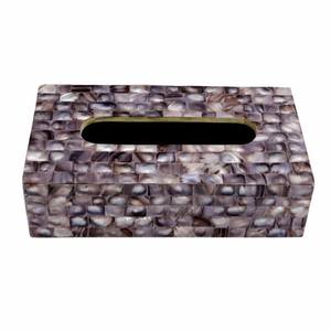 Vaisselle Papier Stockage Récipient En Verre Moderne Porte-Mouchoirs À La Main Terrarium De Luxe Or Antique Finition Bordure Boîte À Mouchoirs - Product Image 2