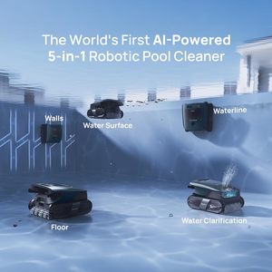 AquaSense 2 pulitore per piscine robotizzate Ultra Cordless per piscine complesse mappatura con telecamera AI, pulizia 5-in-1, parcheggio intelligente - Product Image 3