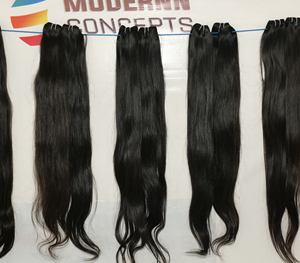 Extensiones de Cabello Humano Virgen Indio Negro 100% Sin Procesar, Cutículas Naturales, Ondas Sueltas Profundas, Precio Económico - Product Image 2