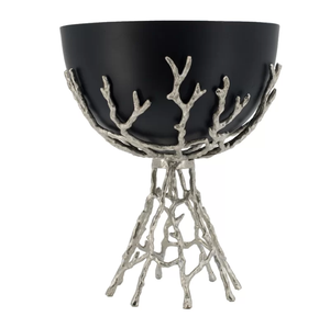 Nouveauté bois de cerf en aluminium bol de fruits décor de table de mariage fruits dessert fruits secs servant des bols maison cuisine table à manger - Product Image 2