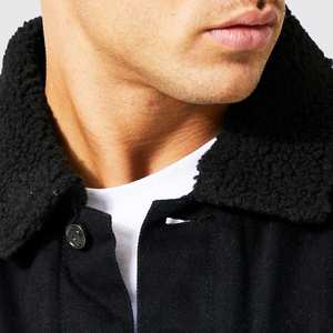 Vêtements Vêtements Style Hip Hop Bouton Couvert Veste en jean pour hommes Déchiré Poids moyen Tenue à la mode Veste en jean pour hommes - Product Image 6