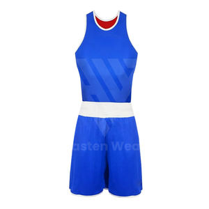 Uniforme de Boxeo en Oferta, Conjunto de Camiseta y Pantalones Cortos para Kickboxing, Ejercicio, Deportes, Entrenamiento de Combate, Uniformes de Boxeo - Product Image 6