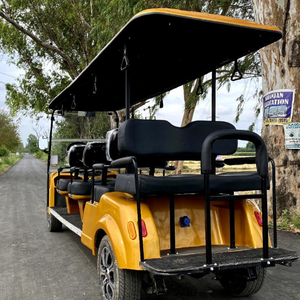 Carrito de golf eléctrico de 8 plazas | Carrito de golf de 8 ruedas | Carrito de golf eléctrico potente | - Product Image 6