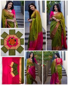 Saree indien de bonne qualité dernier Banarasi Saree en soie douce pour mariage et fête au prix de gros du fabricant indien - Product Image 2
