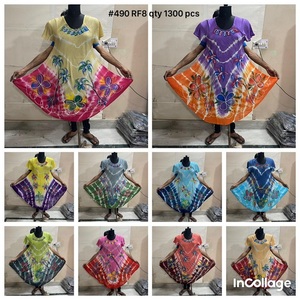 Robe parapluie à motif léopard de style doux avec méthode de tissage écologique à la taille naturelle - Product Image 1