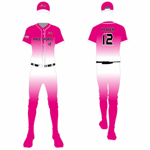 Conjunto de uniformes de béisbol personalizados de alta calidad para hombre, ropa deportiva para venta en línea a bajo precio - Product Image 3