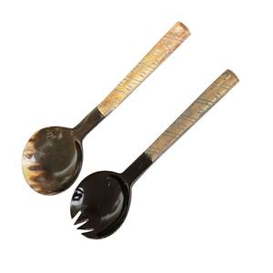 Juego de Servidores de Ensalada Recubiertos de Resina, Último Modelo, Ecológicos, Aptos para Lavavajillas, Utensilios Modernos para Ensalada de 11 Pulgadas, Hechos en India - Product Image 4