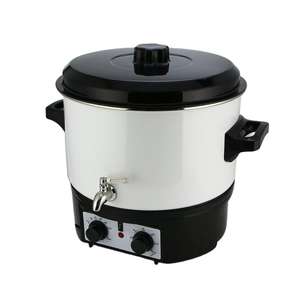 Fondeur de cire émaillé 16L certifié CE/RoHS pour la fabrication de bougies en cire de soja et de paraffine, usage professionnel et domestique - Product Image 2