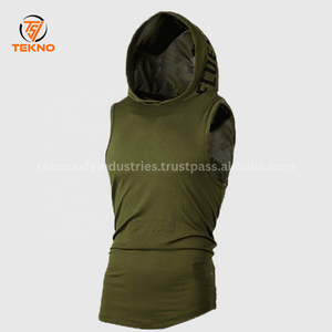Conçu sur mesure hommes débardeur sans manches vente en gros coton fibre de bambou vêtements de sport pour la musculation vêtements pour hommes service OEM - Product Image 4