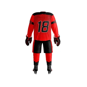 Fabricant d'uniformes de hockey sur glace sublimé personnalisé du Pakistan Pull-over à col en V uniforme d'équipe de hockey sur glace à manches longues - Product Image 4