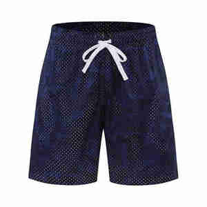 Short de fitness personnalisé plein d'impression numérique étiquette de loisirs Short ample décontracté Short de basket-ball personnalisé en maille de polyester pour hommes - Product Image 6
