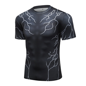 Printemps à manches courtes col rond hommes Sublimation t-shirts séchage rapide respirant logo personnalisé t-shirts de haute qualité personnalisés - Product Image 3