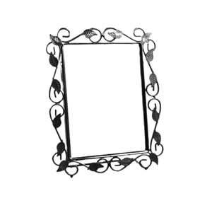 Marco de foto Rectangular de Metal para flores secas, póster de flores prensadas, marco flotante de vidrio doble, color negro, elegante - Product Image 1