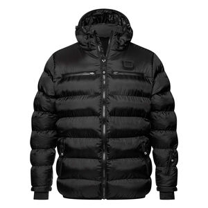 2024 Veste bouffante en laine personnalisée pour hommes avec manches longues et col montant hiver prix de gros - Product Image 1