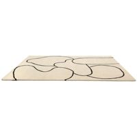 Neuester Z&H HOME Luxuriöser Moderner Wollener Blumen-Teppich, Rechteckig, Handgetuftet, 13mm Dick, Waschbar, Rutschfest