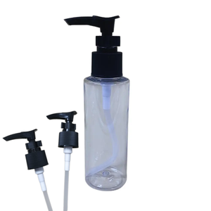 Botella de plástico PET transparente de 100ml con forma cilíndrica para el cuidado de la piel Características cosméticas Impresión de logotipo personalizado Fabricado directamente - Product Image 5