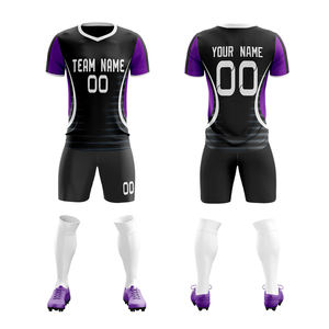Uniformes de Football Nom Personnalisé Équipe de Football Jersey Design Modèles Ensemble Complet Uniforme de Football par Sublimation - Product Image 5