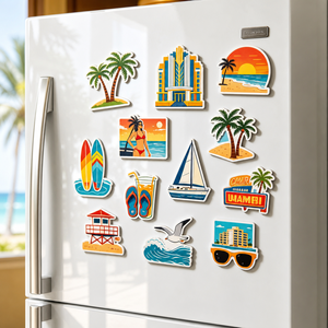 Imanes de Papel Magnético Suave Personalizados en Varios Estilos, Imanes de Nevera con Forma Irregular Personalizada - Product Image 1