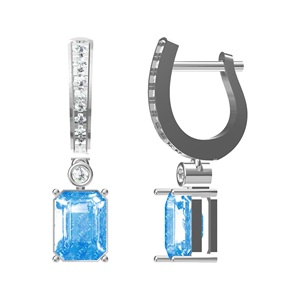 Elegantes pendientes de diamantes Ethical Control Lab en oro de 10K 14K 18K Múltiples opciones - Product Image 1