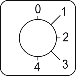 Per SCHNEIDER ELECTRIC KZ18044 Interruttore a Leva Legend Serie Harmony K, Teste di Montaggio con Foro da 22mm 45x45mm, Colore Metallico Marcato - Product Image 1