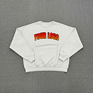 Sudadera con Capucha Extra Grande de Cuello Redondo 100% Algodón Hecha a Medida para Hombre, Logotipo Bordado Personalizado, Invierno, Lavado a la Piedra, Básicos Cómodos - Product Image 1