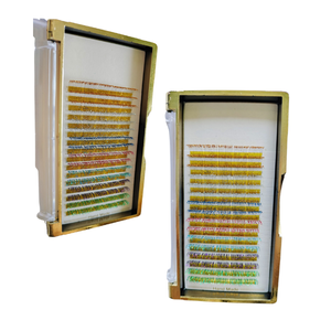 2023 belle personnalisé privé 16 lignes paillettes Extensions de cils professionnel noir 0.15mm fabriqué Vietnam Extension de cils - Product Image 6