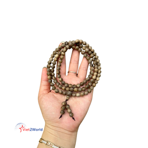 Bracelet de perles en bois d'oud de style vintage en bois d'agar du Viet Nam 12-15mm chaîne de mode parfumée chaude sans huile et lien fabriqué au Vietnam - Product Image 1