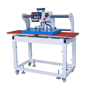 Nueva Máquina de Prensa de Calor Semiautomática Neumática de Doble Estación 16x24 para Camisetas, Impresora Plana AC 220V - Product Image 1