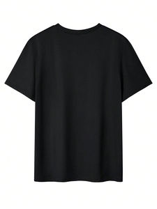 Camisetas de poliéster 100% para hombre de último diseño, camisetas de poliéster lisas personalizadas, tela de punto - Product Image 2