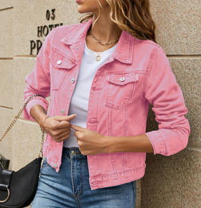 Chaquetas Vaqueras de Mujer de la Mejor Calidad, Gruesas, Estilo Wrangler, Lavado Suave, Resistentes a la Decoloración, con Doble Costura - Product Image 4