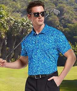 Chemise de golf pour homme de qualité supérieure avec logo personnalisé, anti-rides, imprimée, manches courtes, décontractée, business, spandex/polyester - Product Image 3