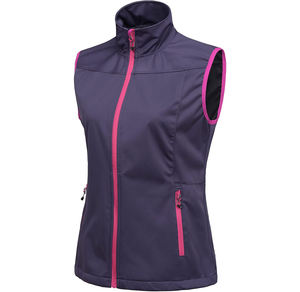 Gilet d'hiver personnalisé pour femmes avec fermeture éclair complète Polyester coupe-vent sans manches Vente en gros Logo personnalisé Prix bon marché - Product Image 6