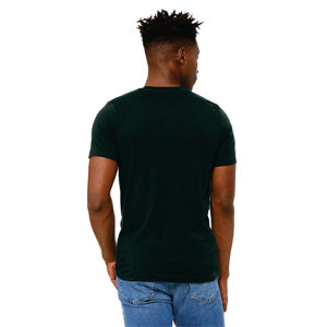 Airlume เสื้อยืดแขนสั้น CVC,แหวนปั่นผ้าฝ้าย52% โพลี32เดี่ยว48% ออนซ์สีเขียวมรกตสำหรับผู้ชายและผู้หญิง4.2 - Product Image 3